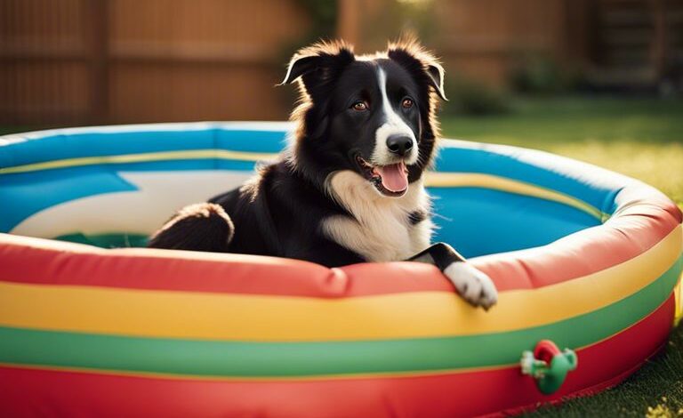 Der Borador, eine Mischung aus Border Collie und Labrador, ist ein bemerkenswerter und äußerst sportlicher Familienhund. [Bildinhalt mit KI erstellt]