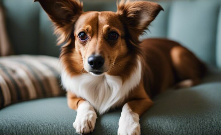 Dorgi, ein kleiner Mischlingshund mit königlichem Charme [Bildinhalt mit KI erstellt]