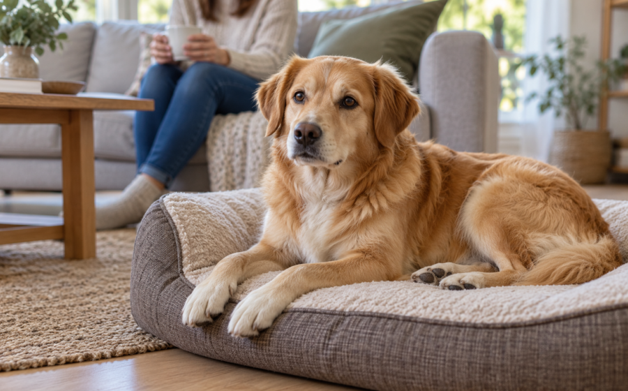Hund humpelt: Ursachen, Warnzeichen und Traumeel einordnen [Bildinhalt mit KI erstellt]