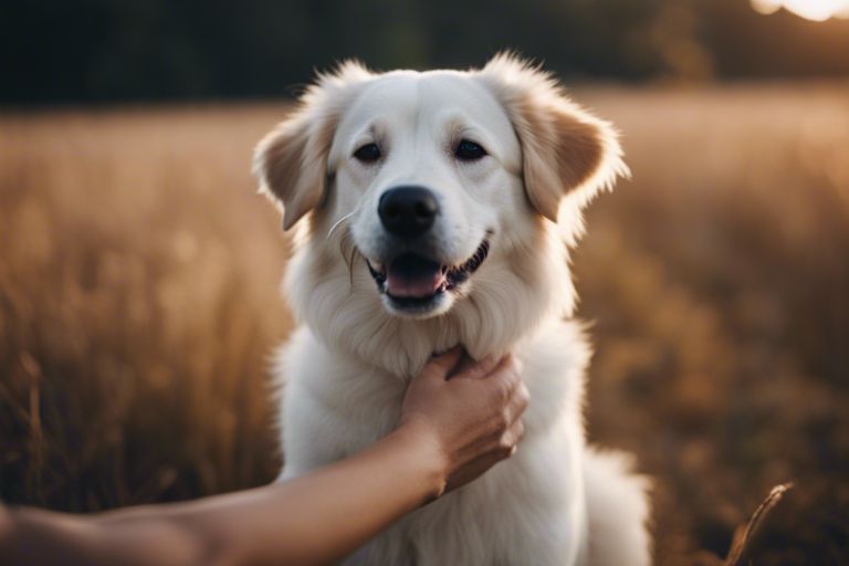 Hund streicheln - so macht man es richtig [Bildinhalt mit KI erstellt]
