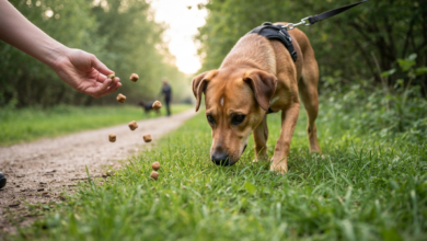 Leinenaggression: Warum Schnüffeln Hunden hilft [Bildinhalt mit KI erstellt]