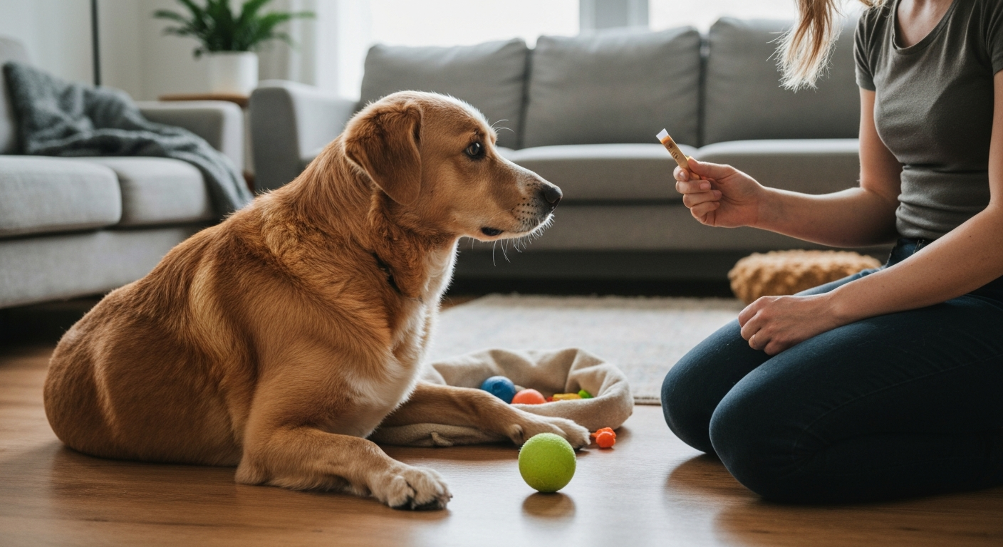 Kreatives Tricktraining: 6 geniale Ideen für Hunde [Bildinhalt mit KI erstellt]