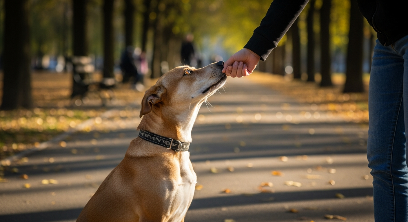 Impulskontrolle beim Hund: Übungen für mehr Gelassenheit [Bildinhalt mit KI erstellt]