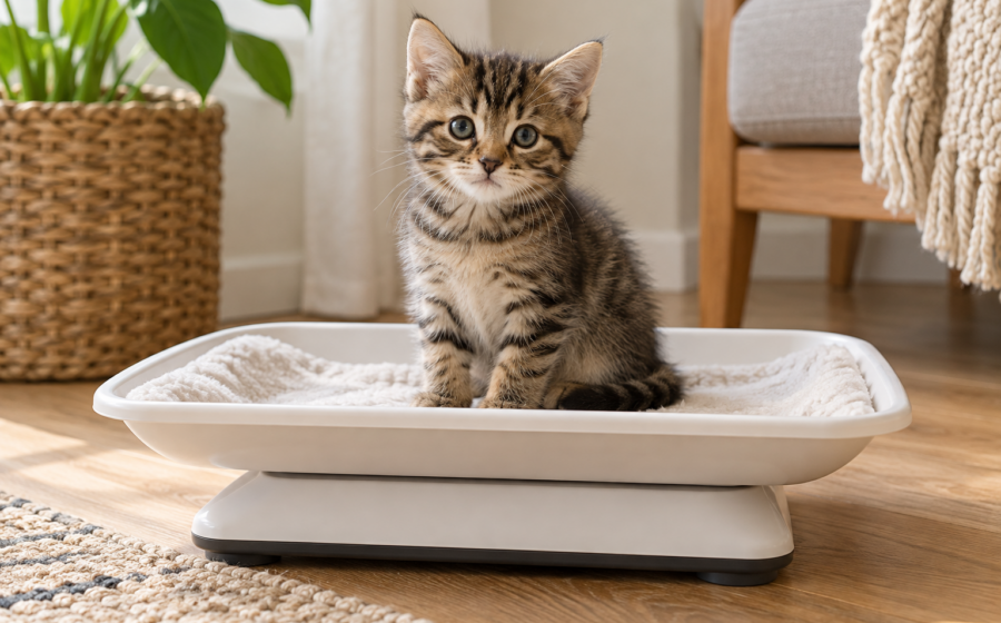 Kitten-Gewichtstabelle: Wachstum nach Alter richtig einordnen [Bildinhalt mit KI erstellt]