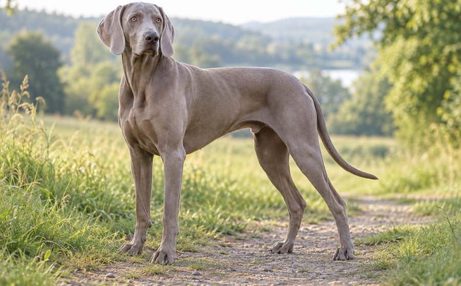 Weimaraner: Jagdtrieb, Charakter und passende Haltung [Bildinhalt mit KI erstellt]
